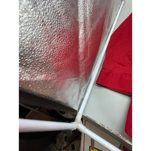 j ferrar button up long sleeve shirt solid red collar slim stretch size XL READ - Picture 11 of 11